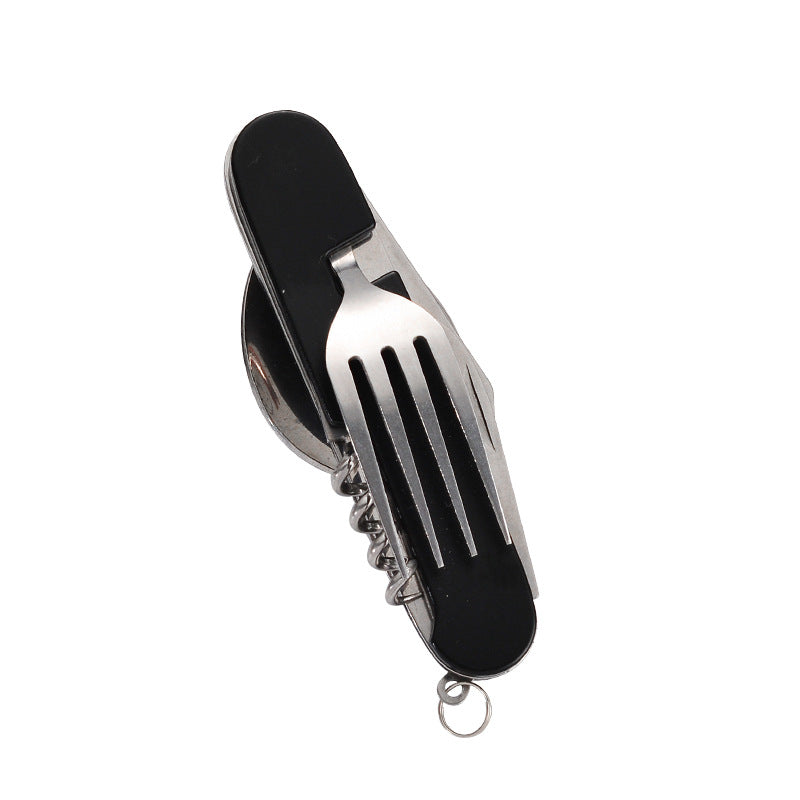 Folding Camping Utensil Set Portable Outdoor Tableware Kit