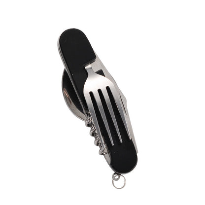 Folding Camping Utensil Set Portable Outdoor Tableware Kit