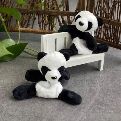 Kawaii Panda Figurines Set – Cute Desk Decor & Animal Shelf Decor Collection