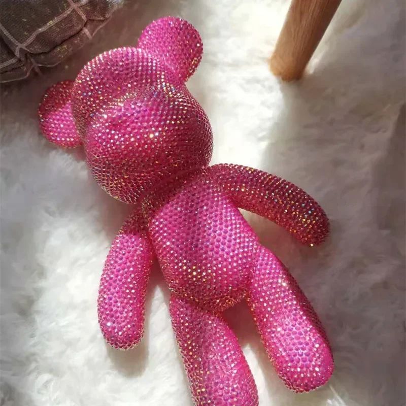 DIY Rhinestone Crystal Bear Figurine