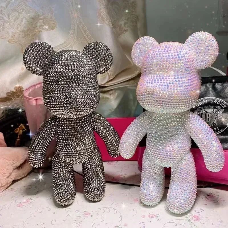 DIY Rhinestone Crystal Bear Figurine