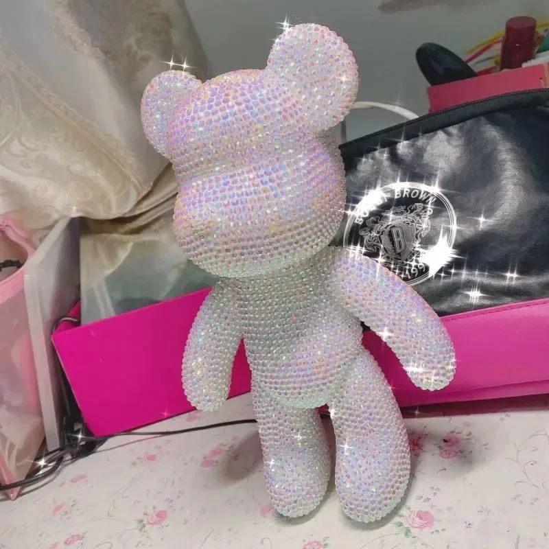 DIY Rhinestone Crystal Bear Figurine