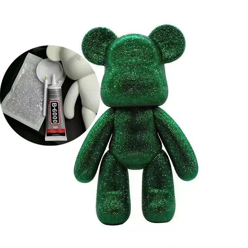 DIY Rhinestone Crystal Bear Figurine