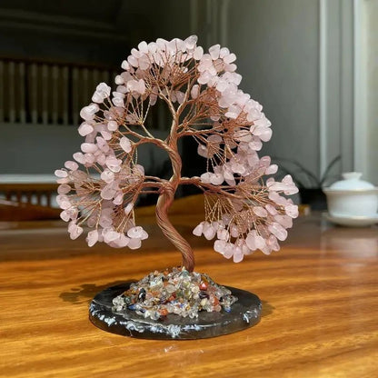 Seven Chakra Tree of Life Crystal Decor