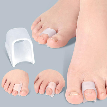 Hammertoe Corrector Toe Straightener for Bent, Curled & Claw Toes (2-Piece Set)