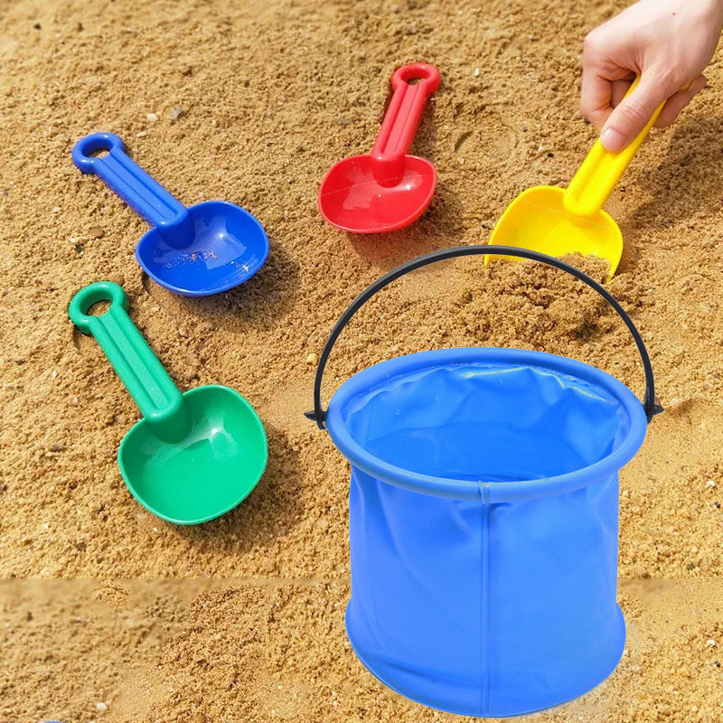 Portable Foldable Bucket Collapsible Water Bucket for Beach, Camping and Fishing