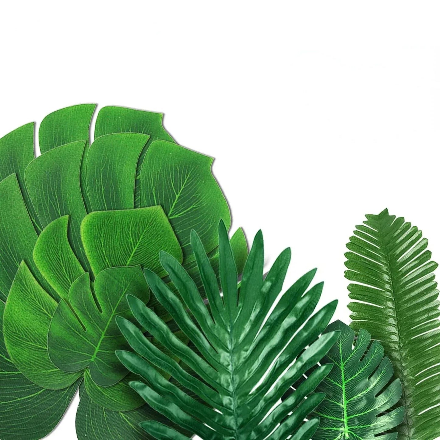 Artificial Palm Leaf Party Decor Set