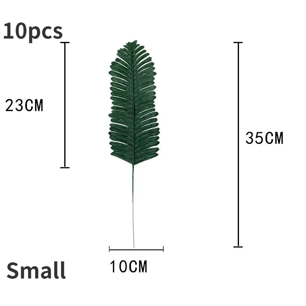 Artificial Palm Leaf Party Decor Set