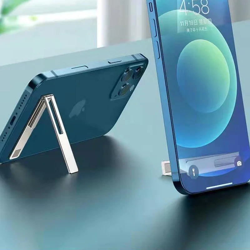 Ultra Thin Magnetic Phone Stand Foldable Phone Holder for Desk