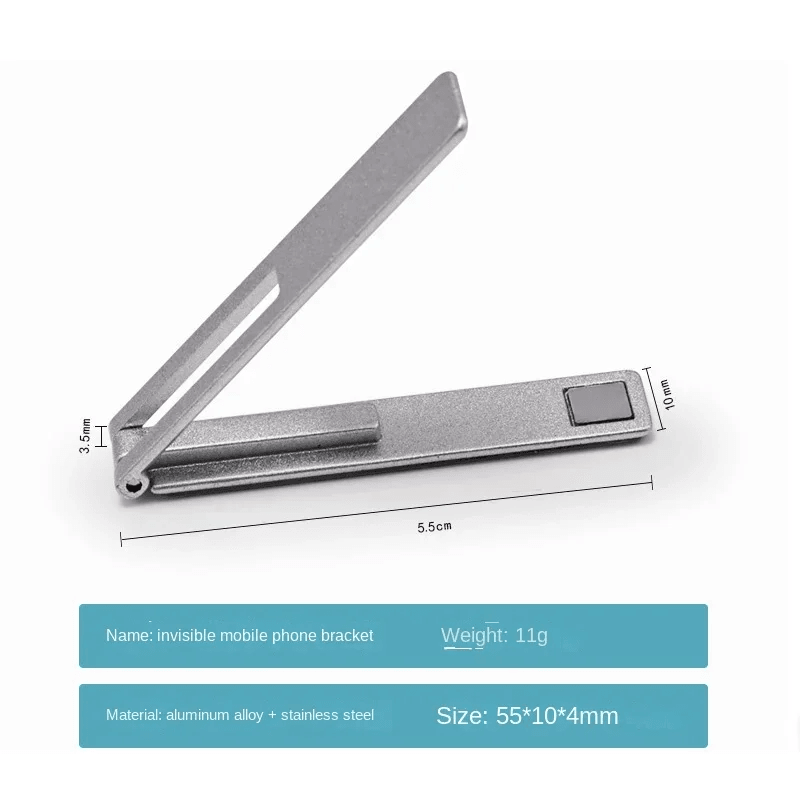 Ultra Thin Magnetic Phone Stand Foldable Phone Holder for Desk