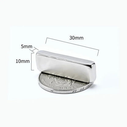 10pcs N52 Strong Neodymium Square Magnets Set – Heavy Duty Magnetic Blocks for Office, Fridge & DIY Use