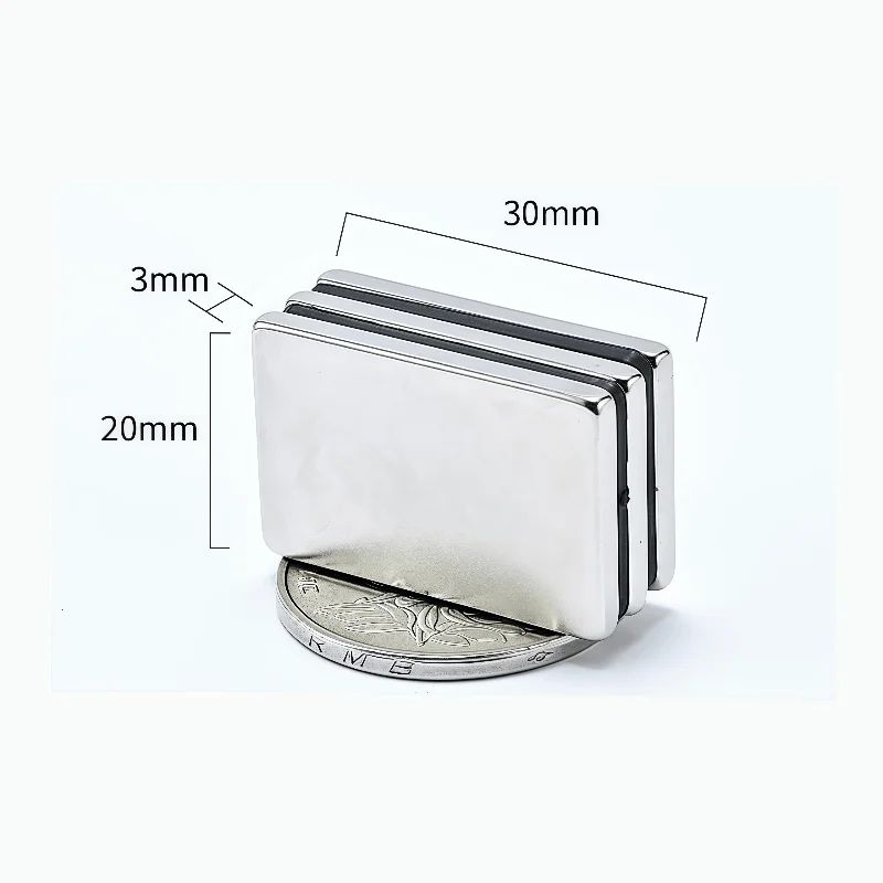 10pcs N52 Strong Neodymium Square Magnets Set – Heavy Duty Magnetic Blocks for Office, Fridge & DIY Use