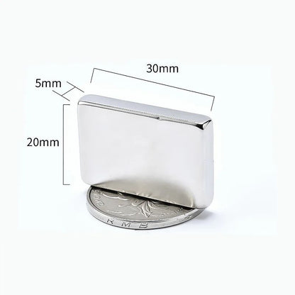 10pcs N52 Strong Neodymium Square Magnets Set – Heavy Duty Magnetic Blocks for Office, Fridge & DIY Use