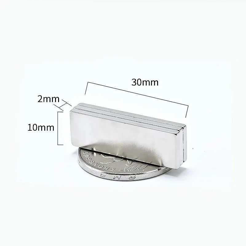 10pcs N52 Strong Neodymium Square Magnets Set – Heavy Duty Magnetic Blocks for Office, Fridge & DIY Use