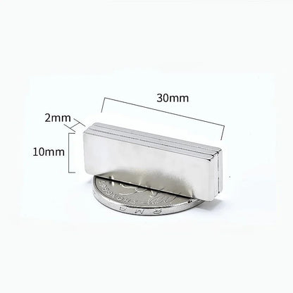 10pcs N52 Strong Neodymium Square Magnets Set – Heavy Duty Magnetic Blocks for Office, Fridge & DIY Use