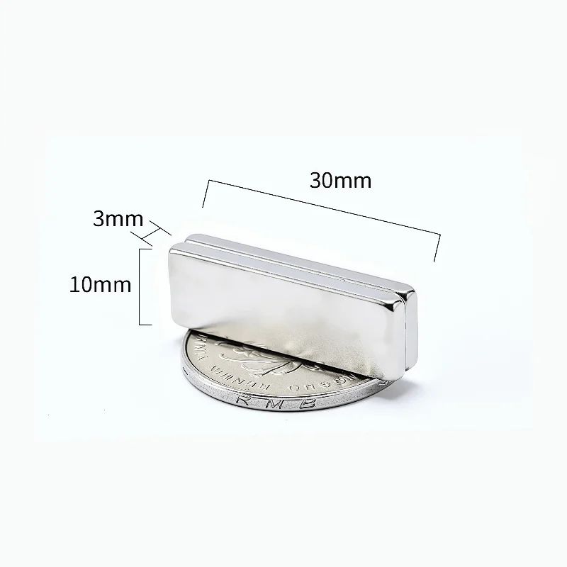 10pcs N52 Strong Neodymium Square Magnets Set – Heavy Duty Magnetic Blocks for Office, Fridge & DIY Use
