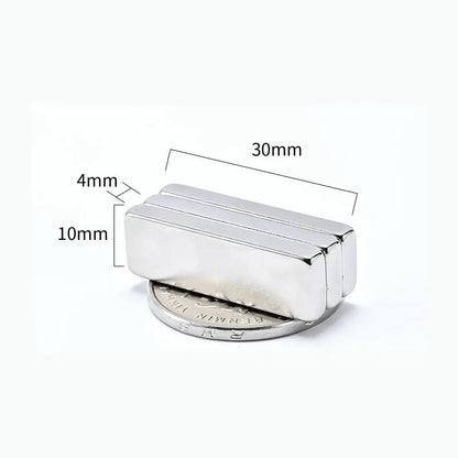 10pcs N52 Strong Neodymium Square Magnets Set – Heavy Duty Magnetic Blocks for Office, Fridge & DIY Use