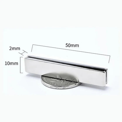 10pcs N52 Strong Neodymium Square Magnets Set – Heavy Duty Magnetic Blocks for Office, Fridge & DIY Use