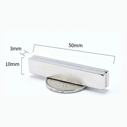 10pcs N52 Strong Neodymium Square Magnets Set – Heavy Duty Magnetic Blocks for Office, Fridge & DIY Use