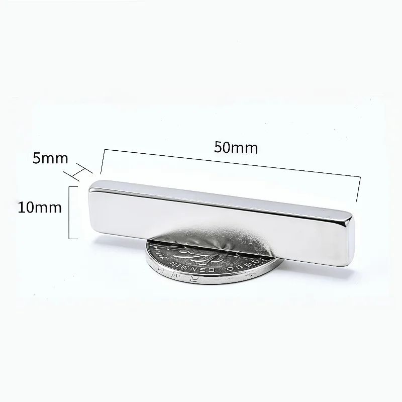 10pcs N52 Strong Neodymium Square Magnets Set – Heavy Duty Magnetic Blocks for Office, Fridge & DIY Use
