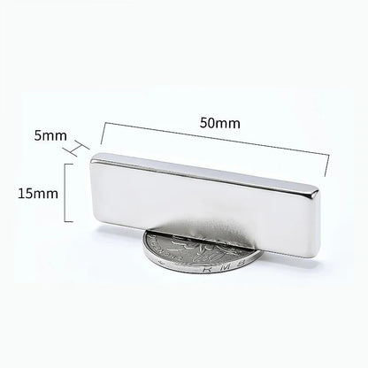10pcs N52 Strong Neodymium Square Magnets Set – Heavy Duty Magnetic Blocks for Office, Fridge & DIY Use