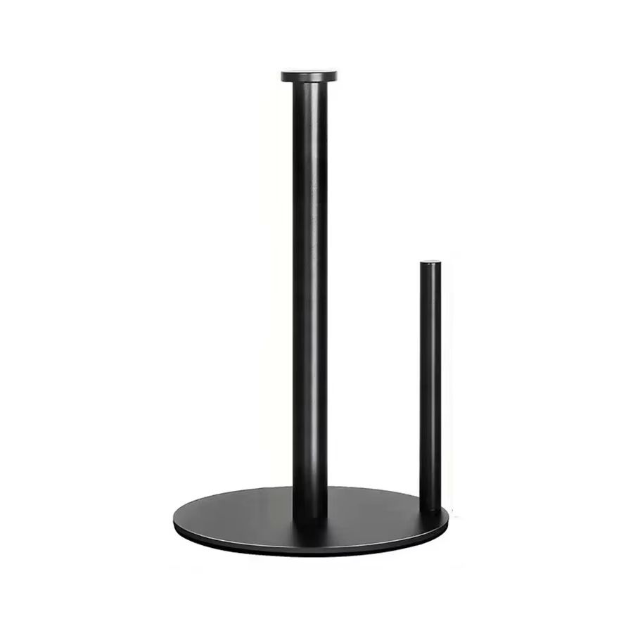 Stainless Steel Paper Towel Holder with Weighted Base Countertop Organizer