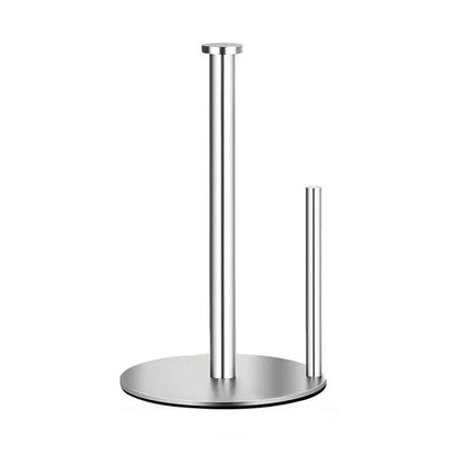 Stainless Steel Paper Towel Holder with Weighted Base Countertop Organizer
