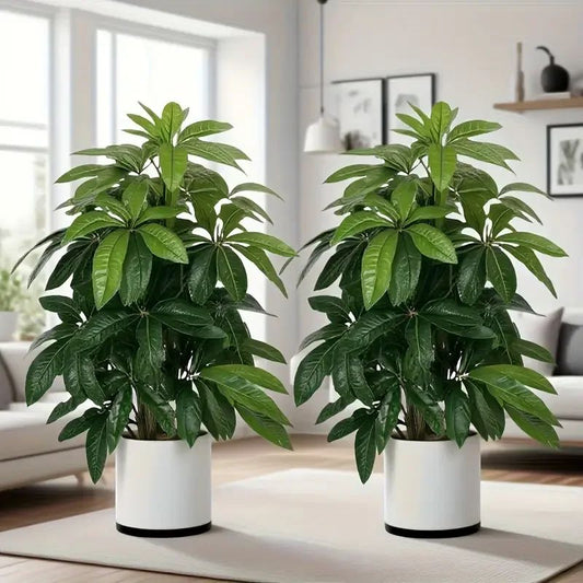 Large Artificial Money Tree Palm Realistic Indoor Outdoor Decor