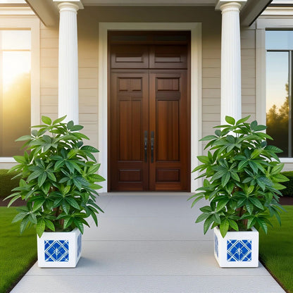 Large Artificial Money Tree Palm Realistic Indoor Outdoor Decor