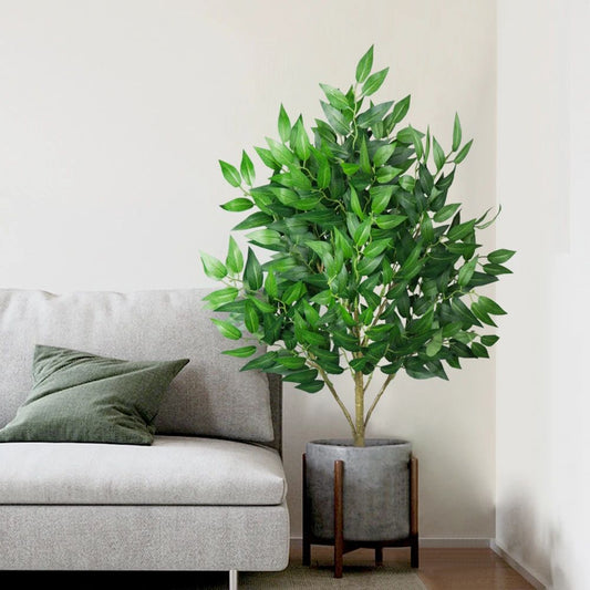 Lifelike Artificial Eucalyptus Plant Tall Decorative Indoor Tree for Home & Office Styling