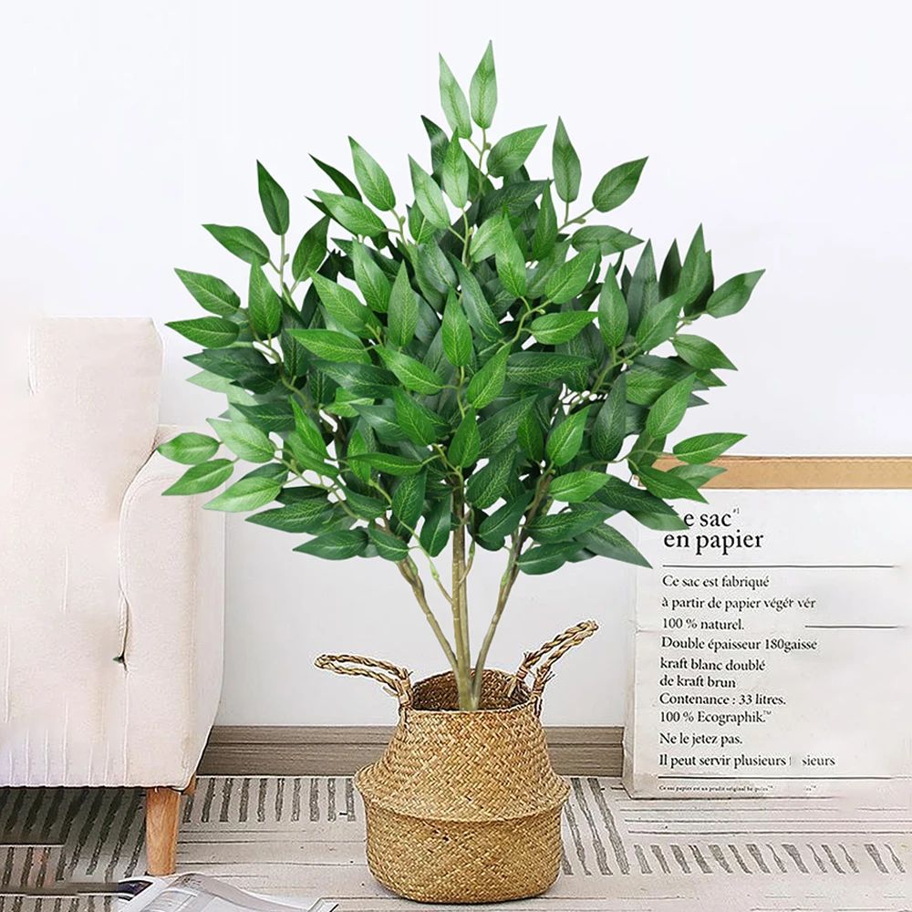 Lifelike Artificial Eucalyptus Plant Tall Decorative Indoor Tree for Home & Office Styling