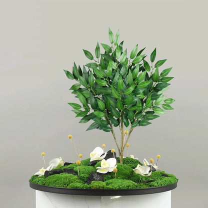 Lifelike Artificial Eucalyptus Plant Tall Decorative Indoor Tree for Home & Office Styling