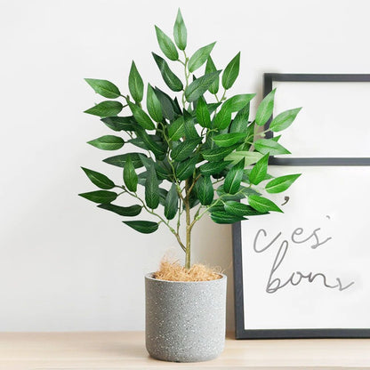 Lifelike Artificial Eucalyptus Plant Tall Decorative Indoor Tree for Home & Office Styling