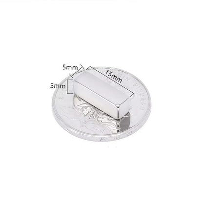 N52 Strong Square Magnet Set 10pcs Compact Rare Earth Magnets for Home Office Use