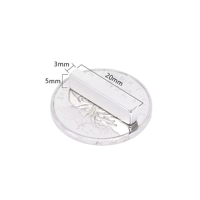 N52 Strong Square Magnet Set 10pcs Compact Rare Earth Magnets for Home Office Use
