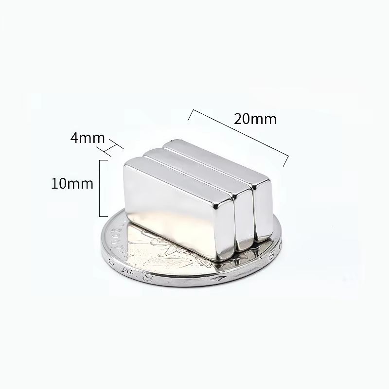 N52 Strong Square Magnet Set 10pcs Compact Rare Earth Magnets for Home Office Use
