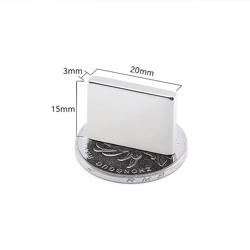 N52 Strong Square Magnet Set 10pcs Compact Rare Earth Magnets for Home Office Use