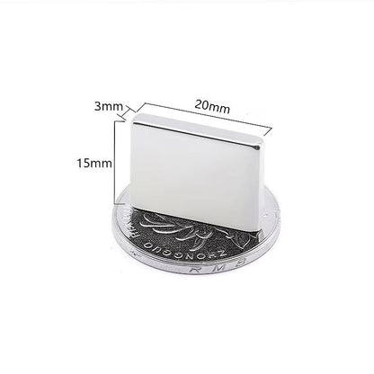 N52 Strong Square Magnet Set 10pcs Compact Rare Earth Magnets for Home Office Use
