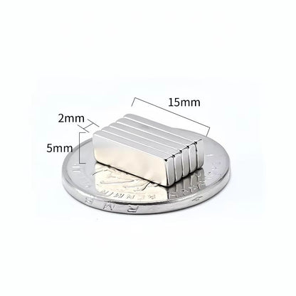 N52 Strong Square Magnet Set 10pcs Compact Rare Earth Magnets for Home Office Use