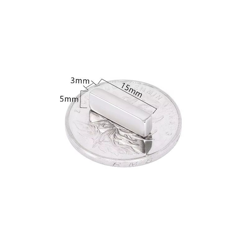 N52 Strong Square Magnet Set 10pcs Compact Rare Earth Magnets for Home Office Use