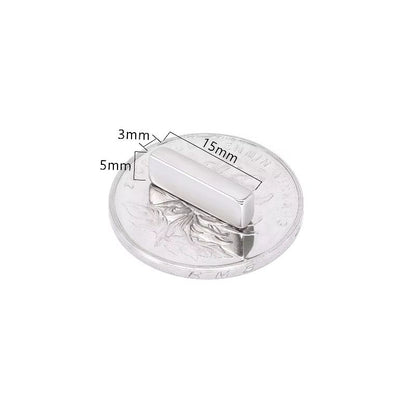 N52 Strong Square Magnet Set 10pcs Compact Rare Earth Magnets for Home Office Use