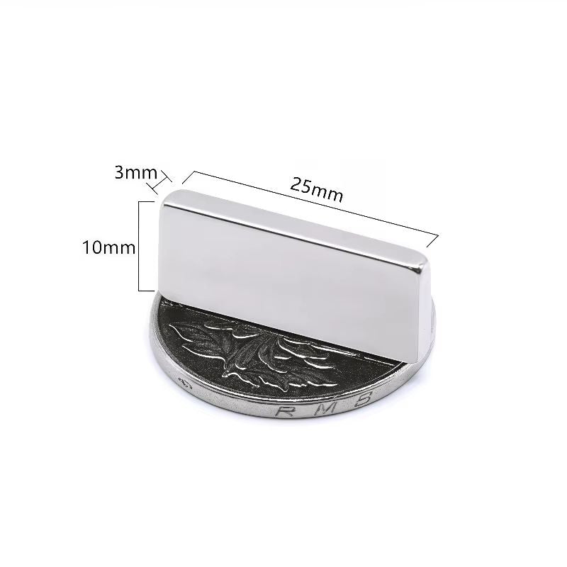 N52 Strong Square Magnet Set 10pcs Compact Rare Earth Magnets for Home Office Use