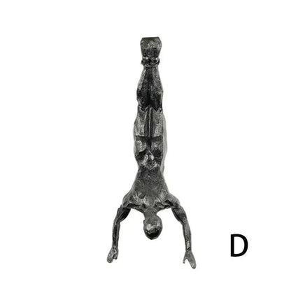Modern Climbing Man Wall Sculpture Resin 3D Athlete Wall Art Decor