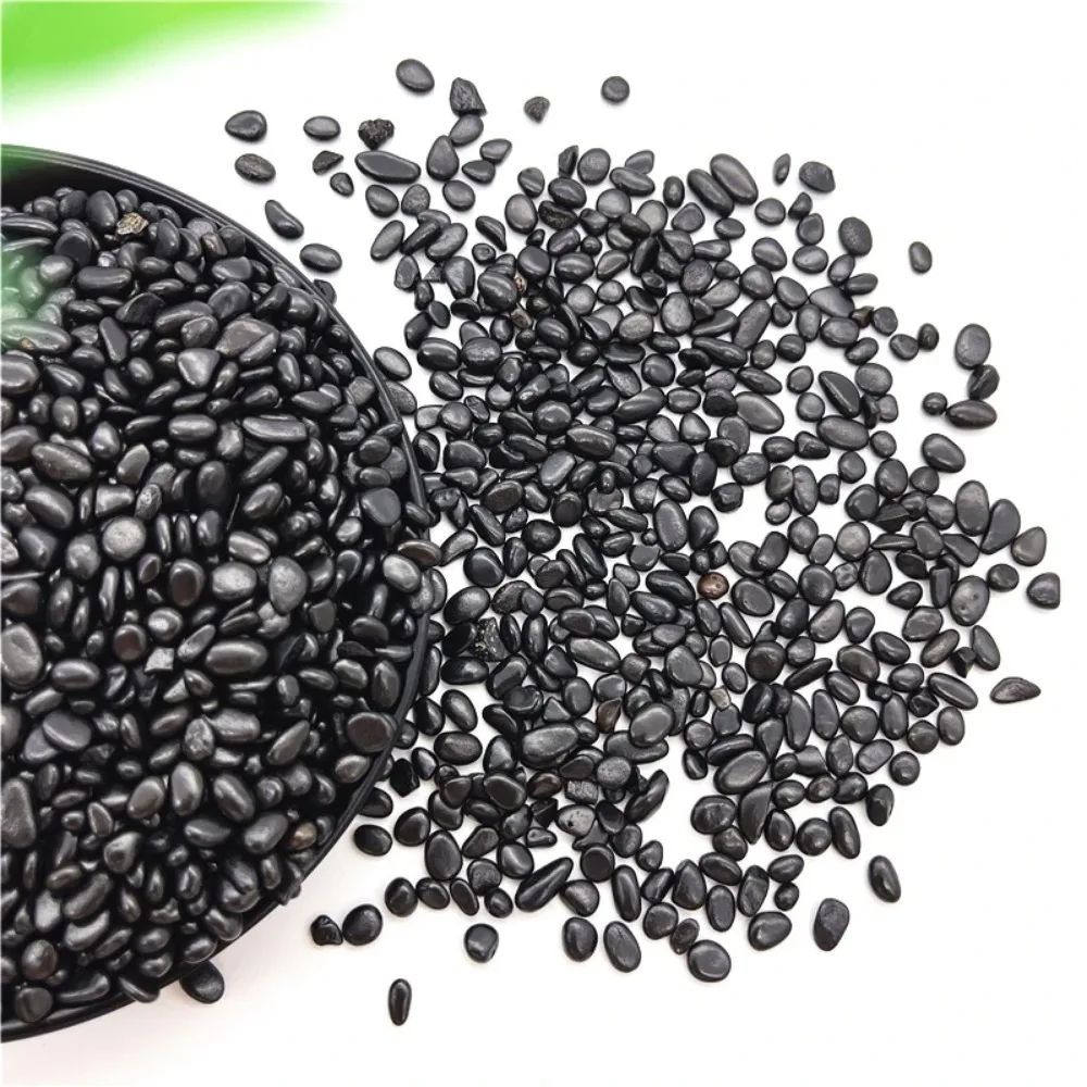 Natural shungite gravel for Water Carafes, Crystal Rituals, and Home Decor