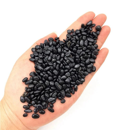 Natural shungite gravel for Water Carafes, Crystal Rituals, and Home Decor