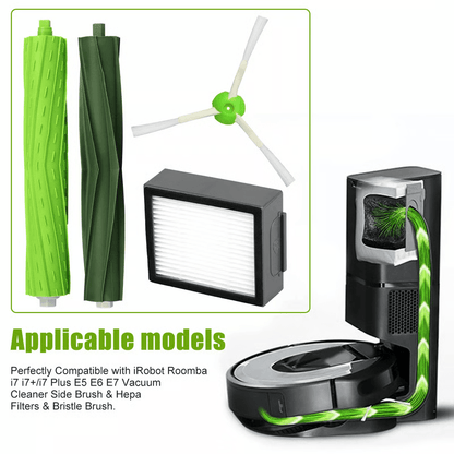 iRobot Roomba i7 Replacement Parts Kit with HEPA Filters & Side Brushes