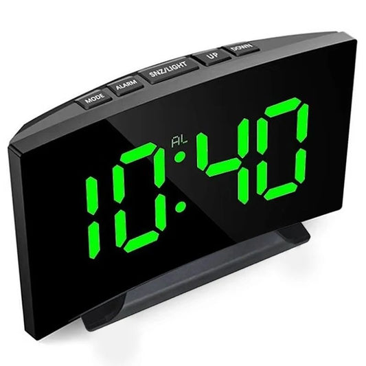 SmartGlow LED Digital Alarm Clock with Large Display & Nightlight
