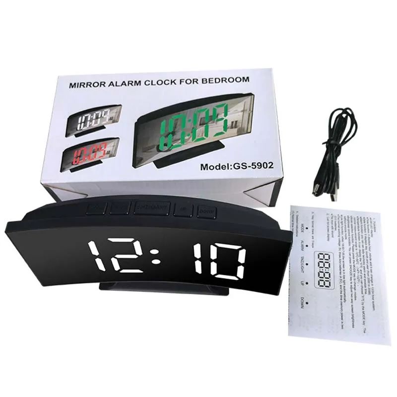 SmartGlow LED Digital Alarm Clock with Large Display & Nightlight