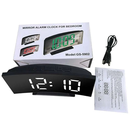 SmartGlow LED Digital Alarm Clock with Large Display & Nightlight