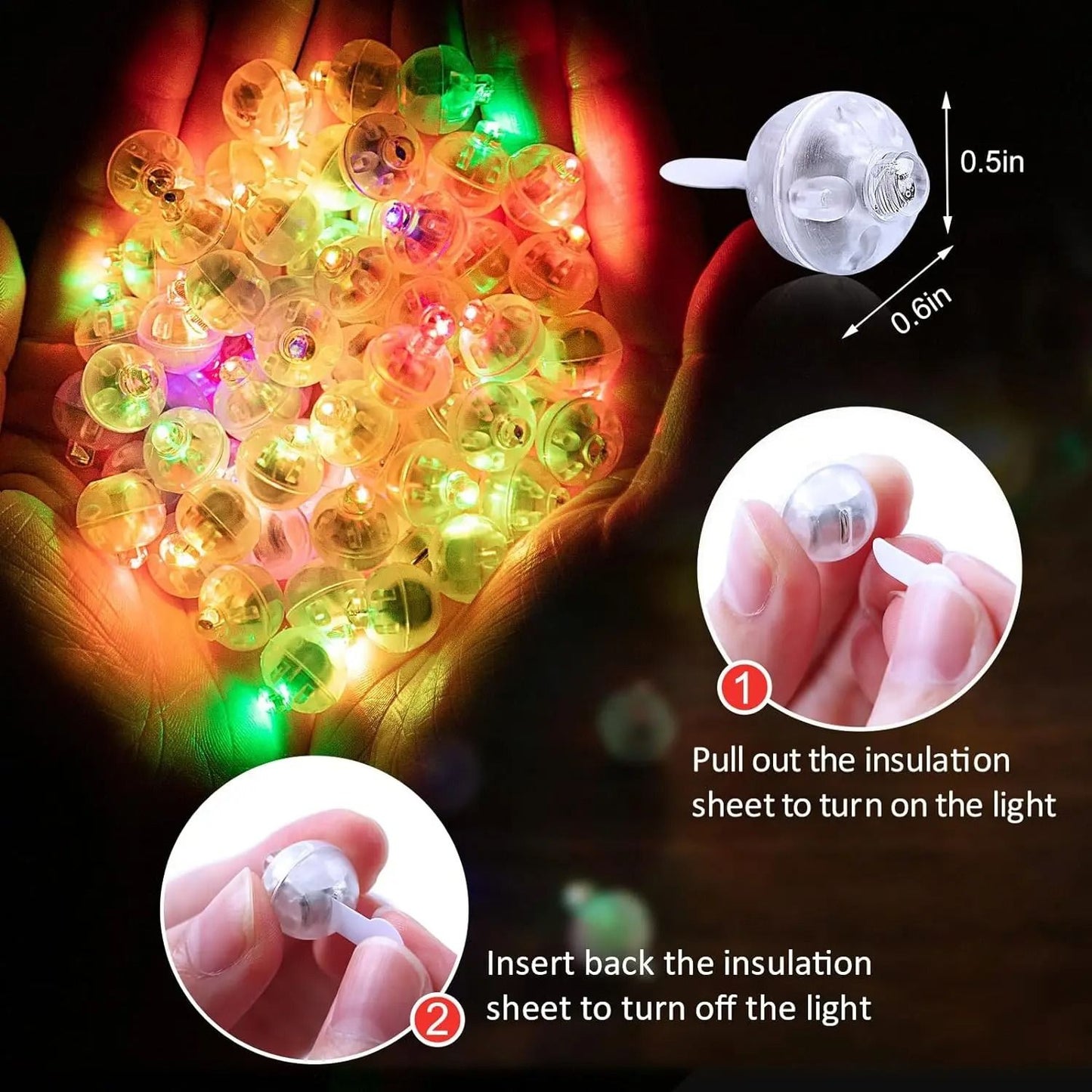 Mini LED Balloon Lights Set for Parties and Decorations